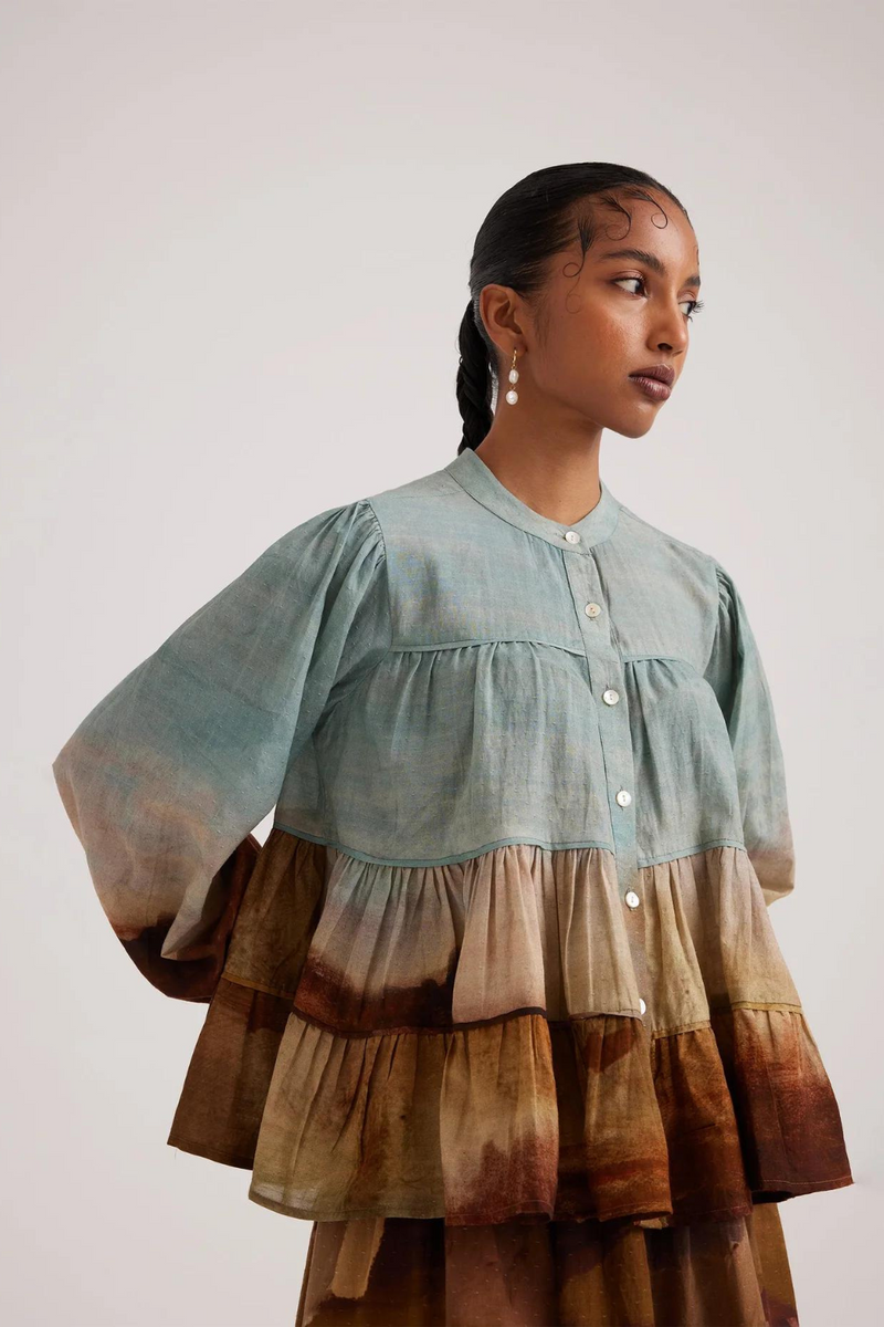 Tier Top-Blotch cotton by CORD for women Worldwide