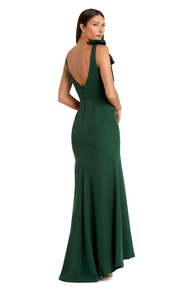 49454-Mermaid Gown-Green by Mac Duggal in green color for women Worldwide