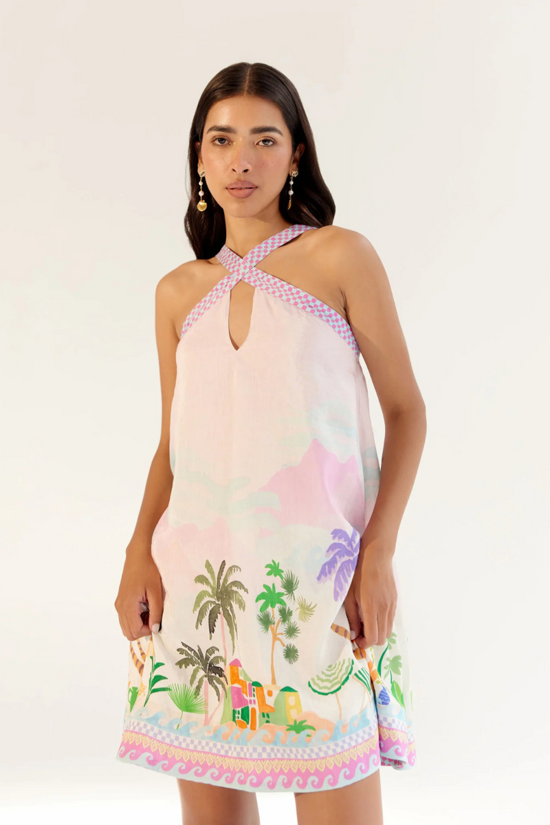 Aida Mini - By the Sea linen by NOIB for women Worldwide