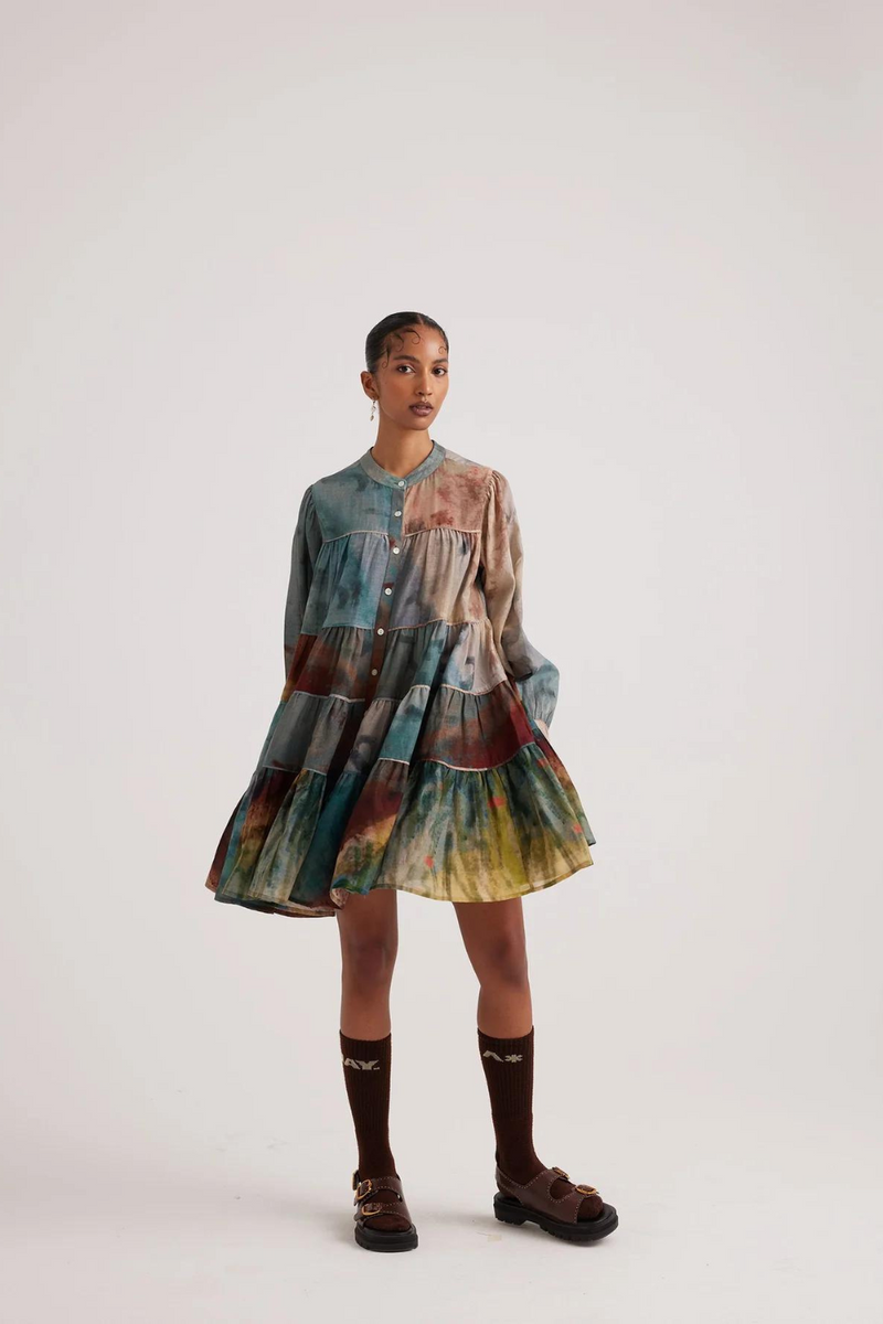Tier Dress-Valley cotton by CORD for women Worldwide