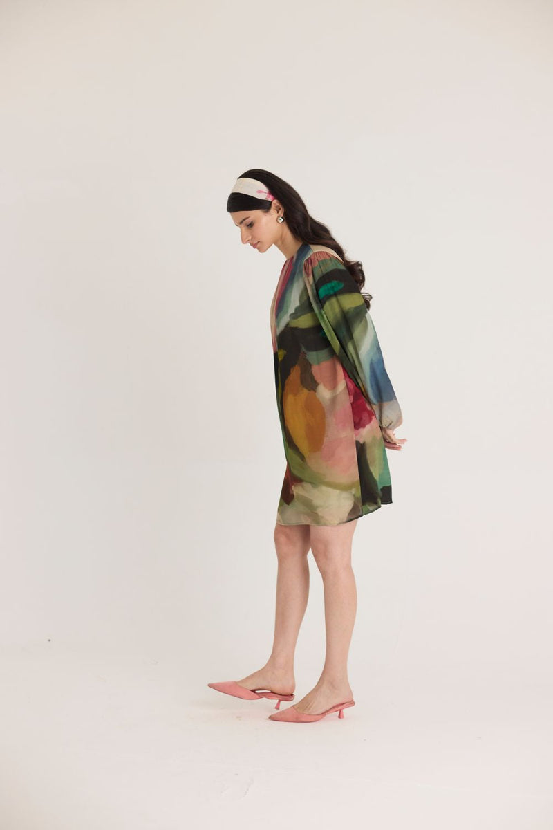 TILLY SHORT DRESS mul by Yam in multi color for women Worldwide