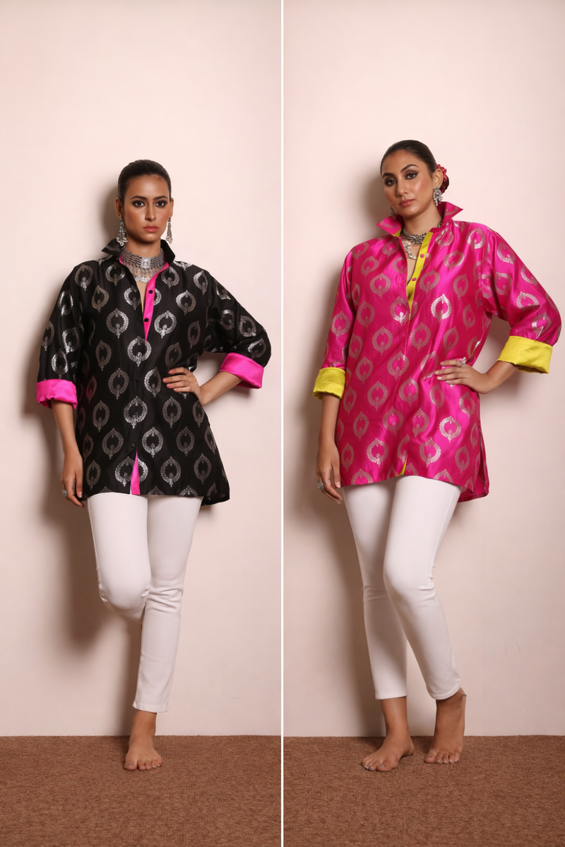 Woven Silk Shirt silk by Sabo by Sabina for women Worldwide