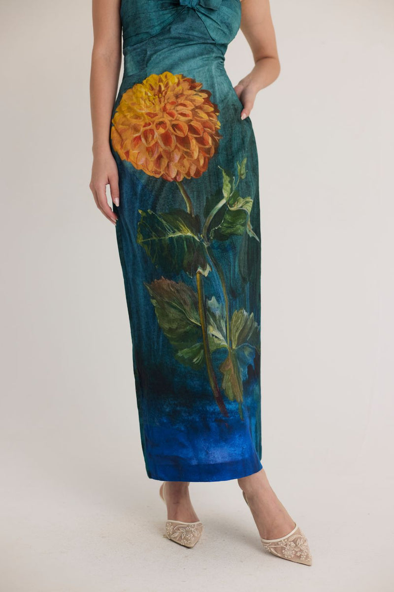 DILLY DALLY DRESS poplin by Yam in multi color for women Worldwide
