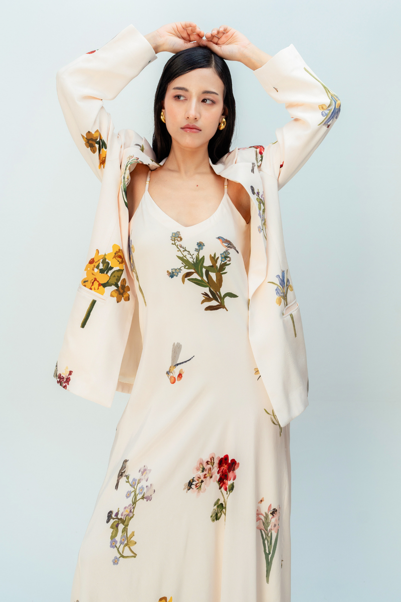 DANDELION DRIFT JACKET crepe jacket/overlay by Ode to Odd in blush pink for women Worldwide
