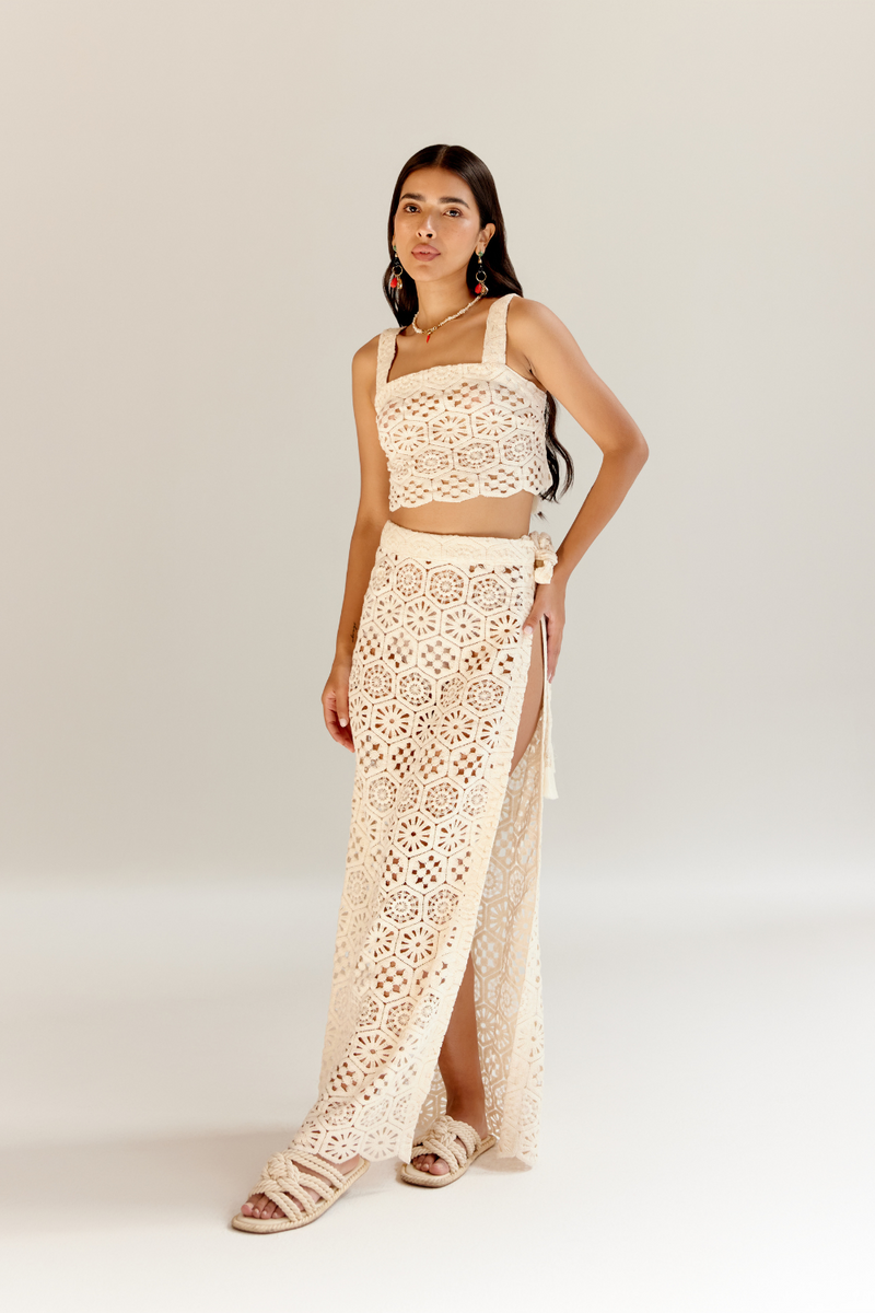 Magda Top - White by NOIB for women Worldwide