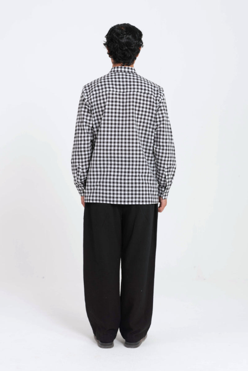 Groove Handloom Shirt cotton shirt by Jodi Men in black, white for men Worldwide