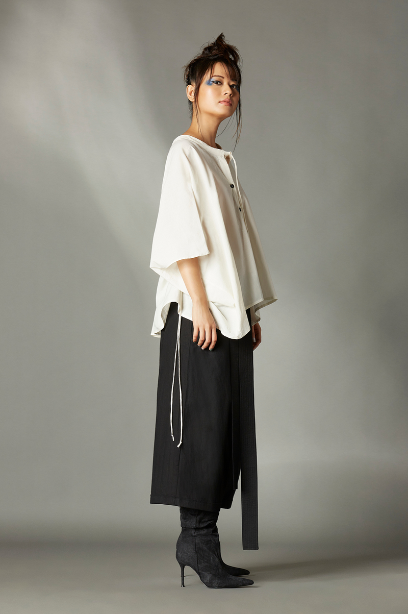 Riley Shirt cotton by Chola in white color for women Worldwide