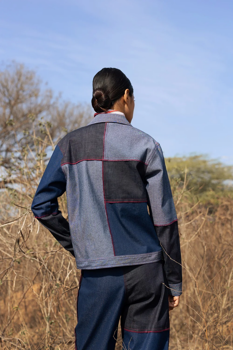 Cheryl Patch Jacket mul by Doodlage in multi color for women Worldwide