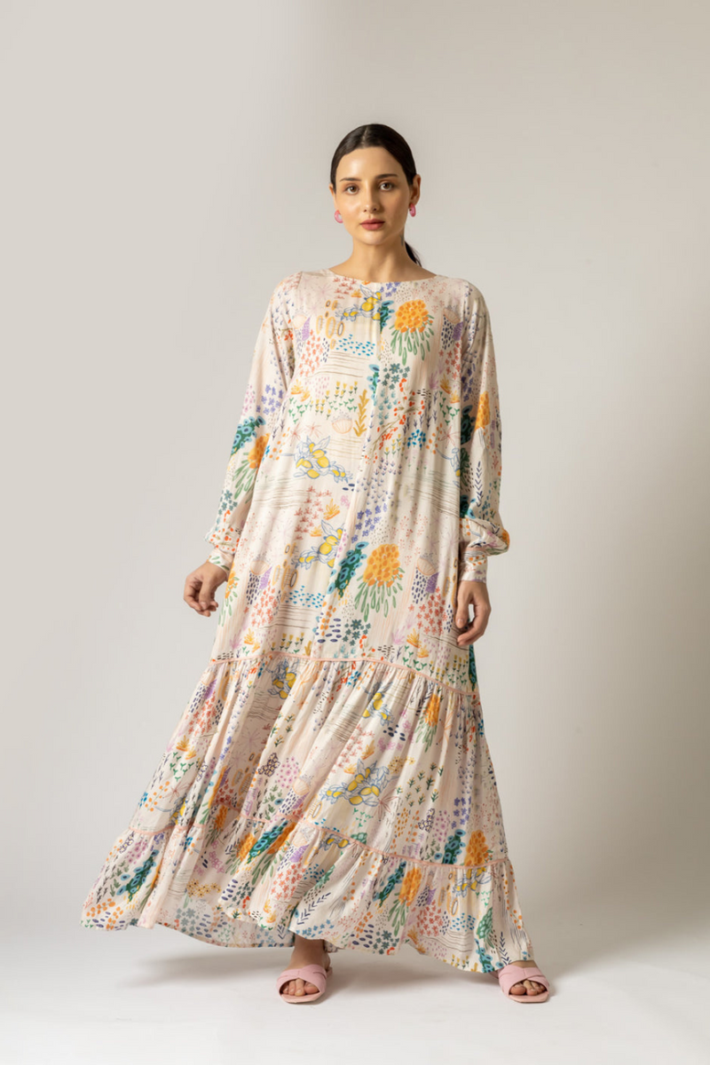 YAYOI PRINTED DRESS mul by Doodlage in multi color for women Worldwide