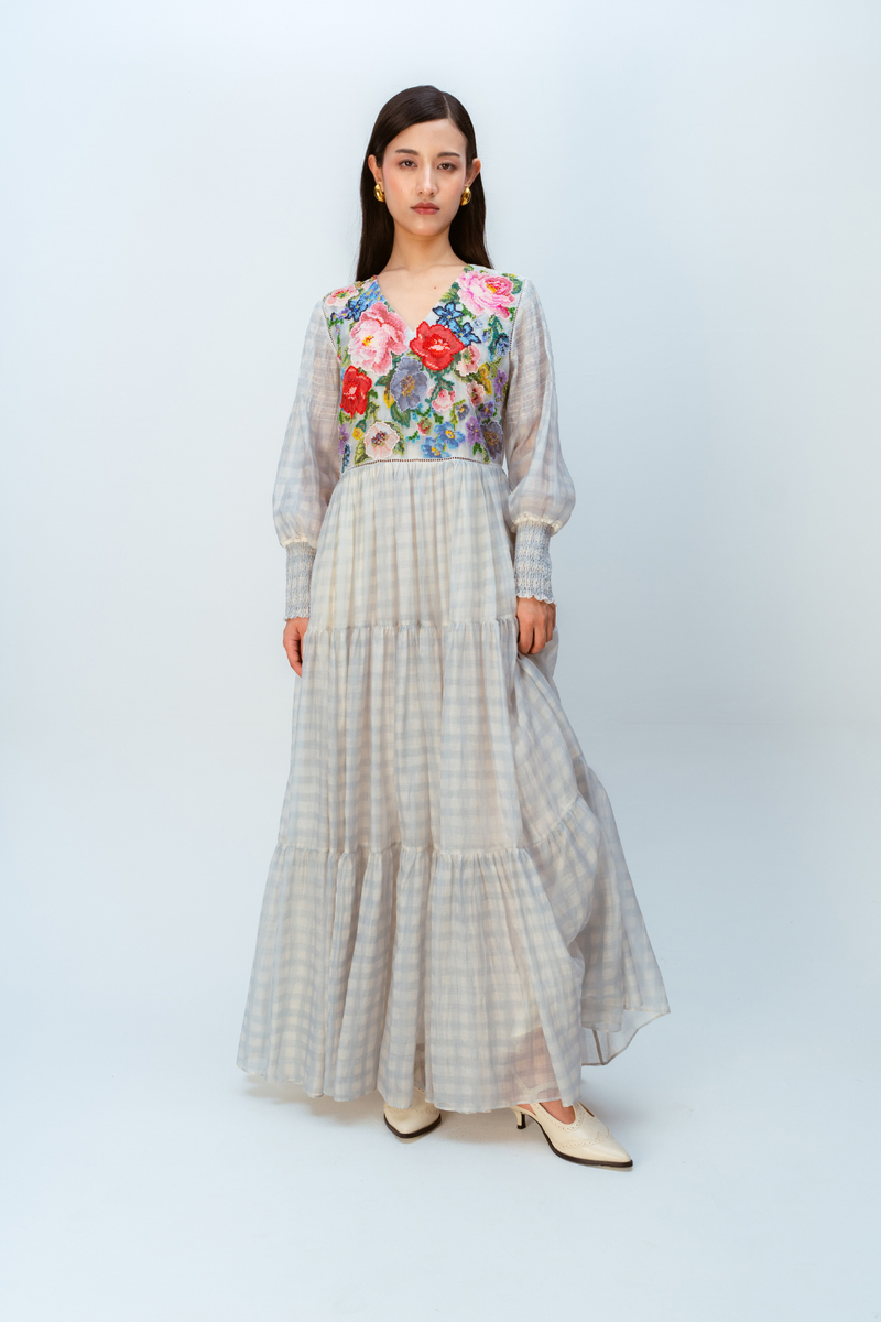 BLOOMING DRESS mul dress by Ode to Odd in blue for women Worldwide