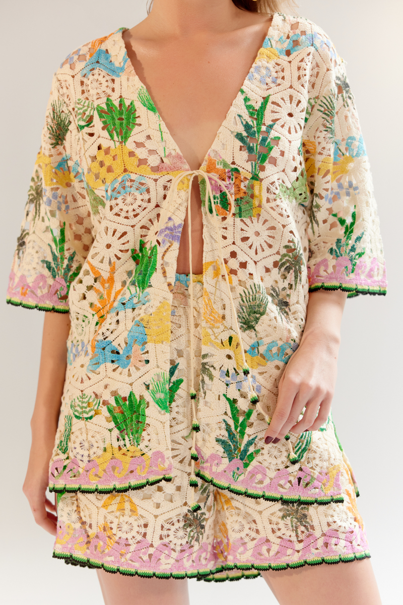 Anais Top - By the Sea by NOIB for women Worldwide