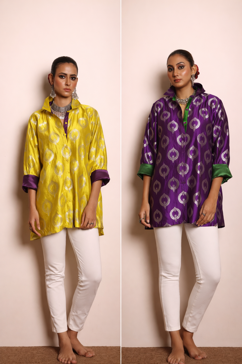 Woven Silk Shirt silk by Sabo by Sabina for women Worldwide