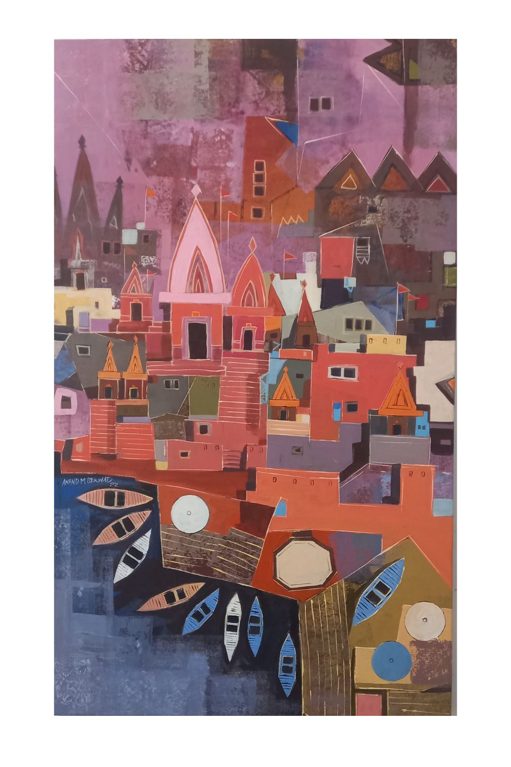 Varanasi-60 x 36 Inches