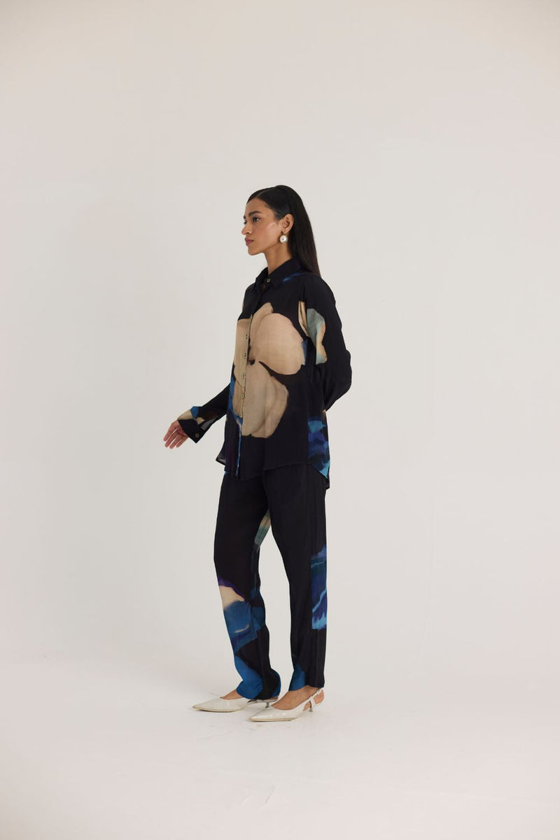 ROCCO CO-ORD SET by Yam in black color for women Worldwide
