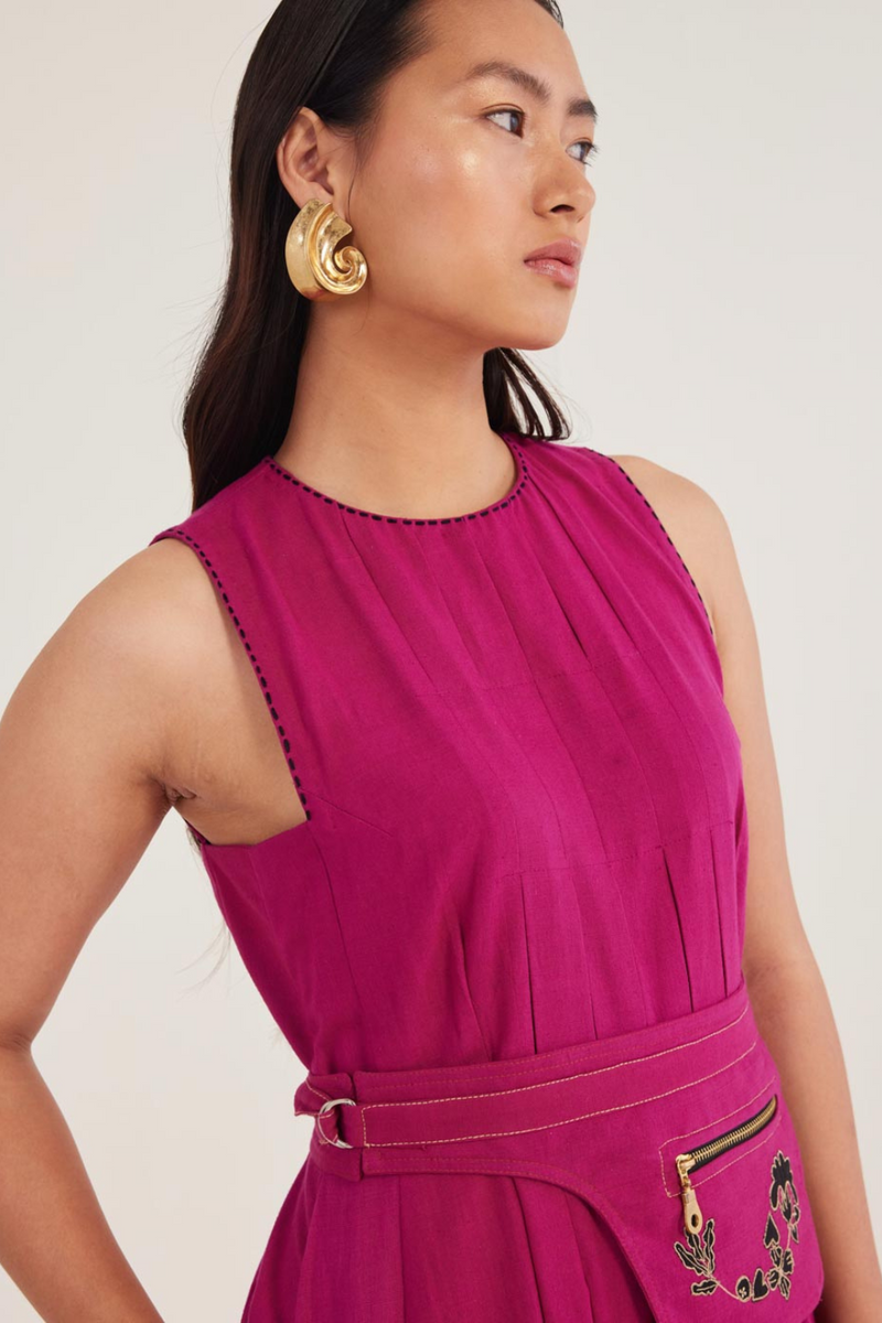 Tai Handloom Day Dress cotton by JodiLife for women Worldwide