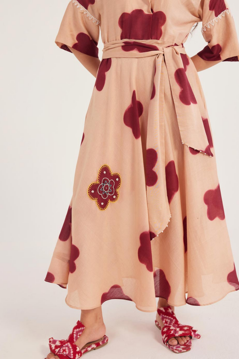 Nama Day Dress chanderi by JodiLife for women Worldwide