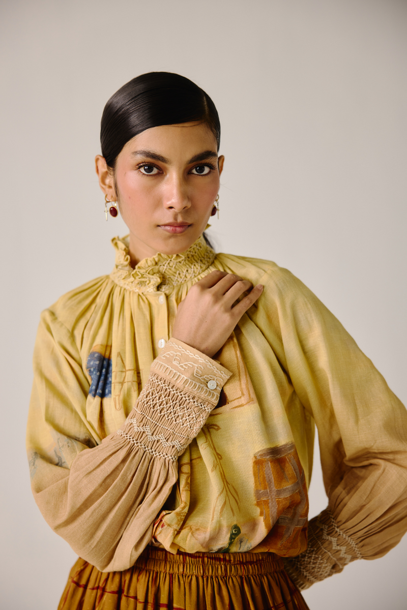 Farmer Top - Fisherman cotton by CORD for women Worldwide
