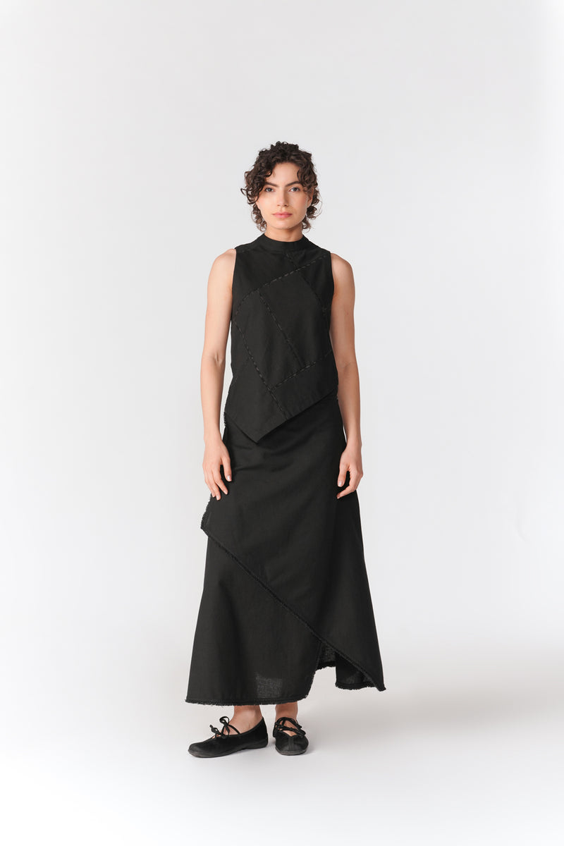 Uma Set co-ord set by Turn Black in black for women Worldwide