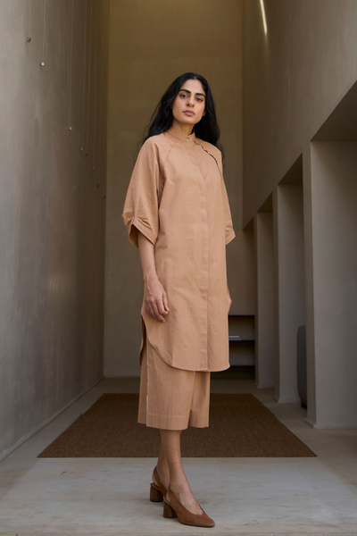 Brabourne Handwoven Brown Co-ord Set