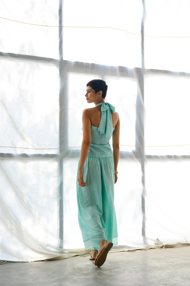 USHNA HALTER WRAP SET 100% cotton by Ituvana for women Worldwide