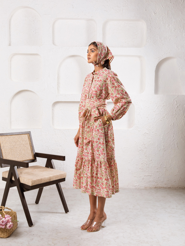 Pink Abbey Garden Dress Dress by Marche for women Worldwide