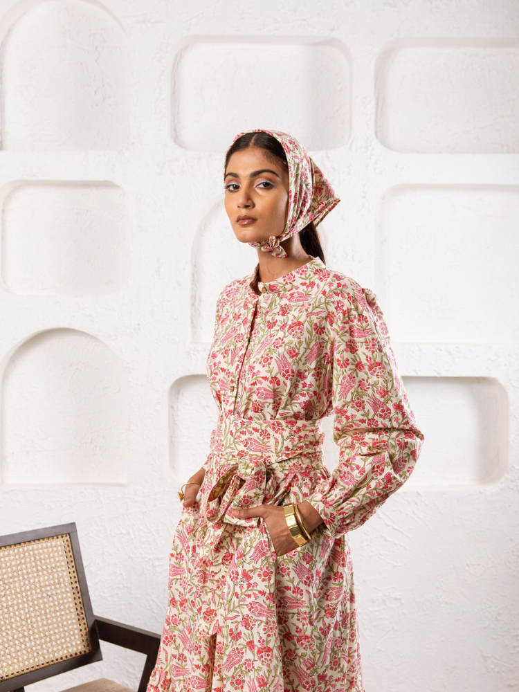 Pink Abbey Garden Dress Dress by Marche for women Worldwide