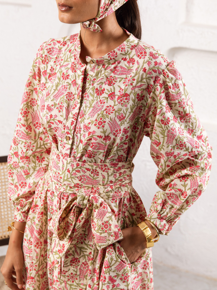 Pink Abbey Garden Dress Dress by Marche for women Worldwide
