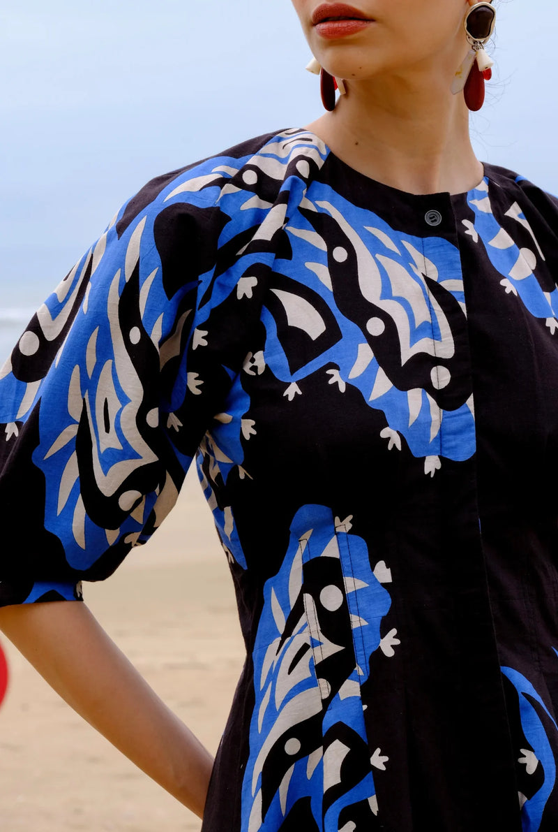 Orca Day Dress poplin by JodiLife for women Worldwide