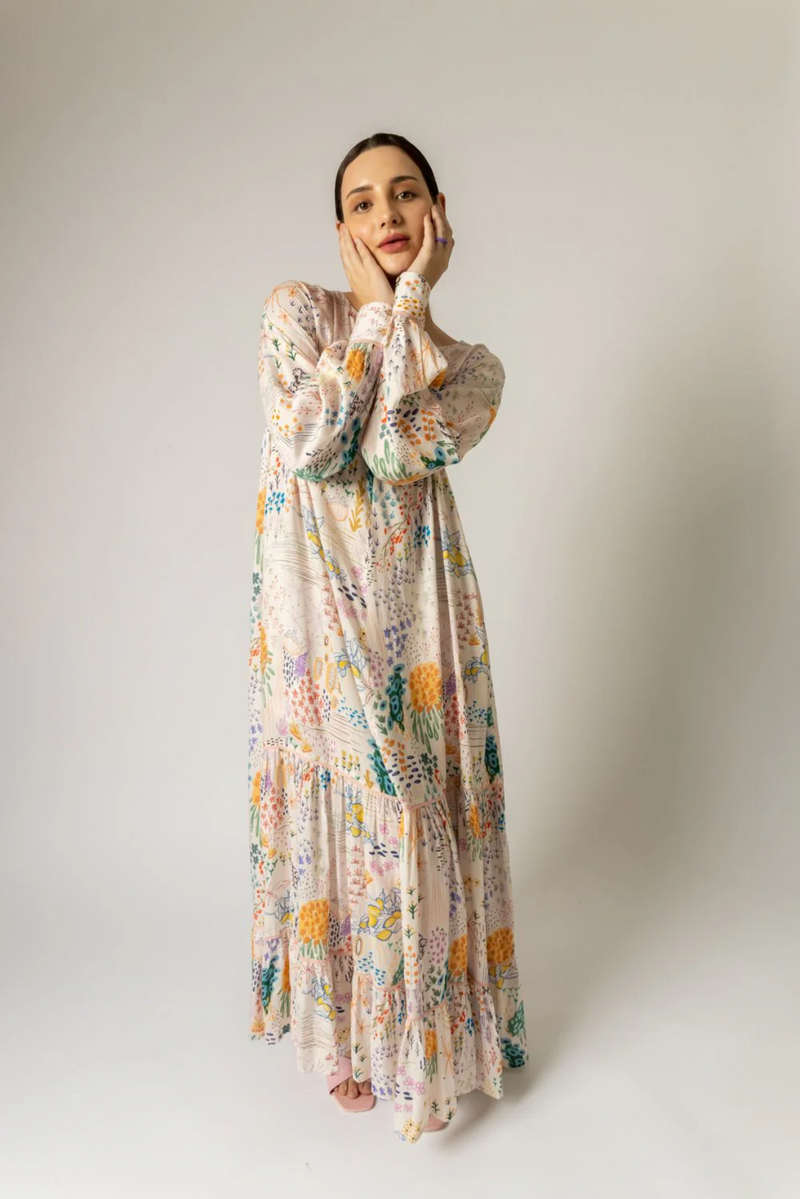 YAYOI PRINTED DRESS mul by Doodlage in multi color for women Worldwide