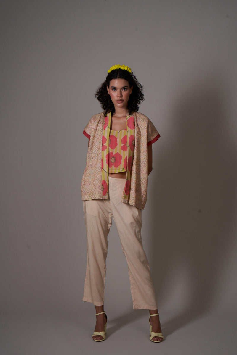 Yumika silk and mul cotton silk kurta set silk by Priti Prashant for women Worldwide
