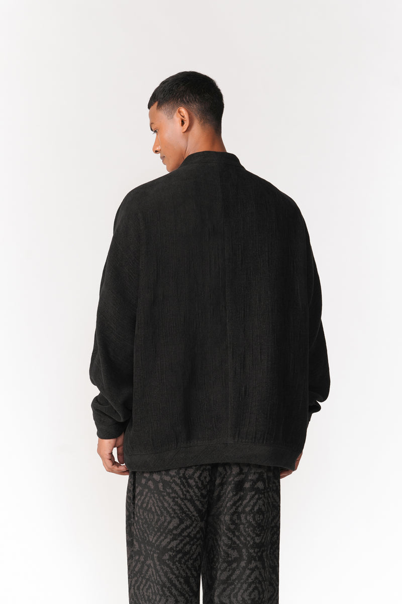 Oru Cardigan jacket/overlay by Turn Black in black for women Worldwide