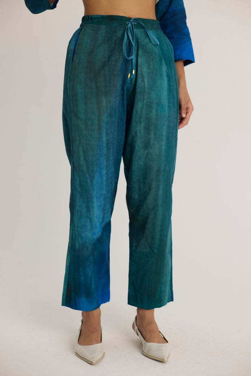 DILLY DALLY LONG KURTA SET cotton by Yam in multi color for women Worldwide