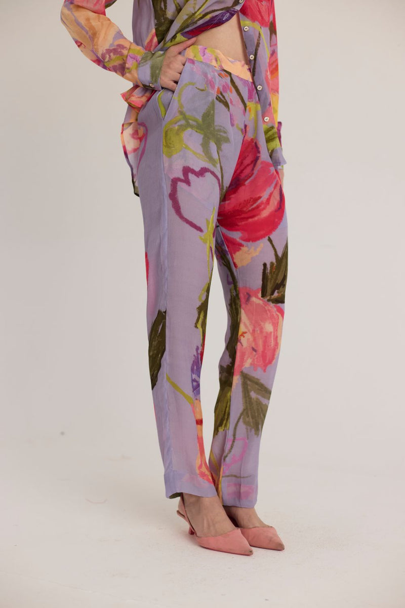 DOLLY PURPLE CO-ORD SET mul by Yam in multi color for women Worldwide