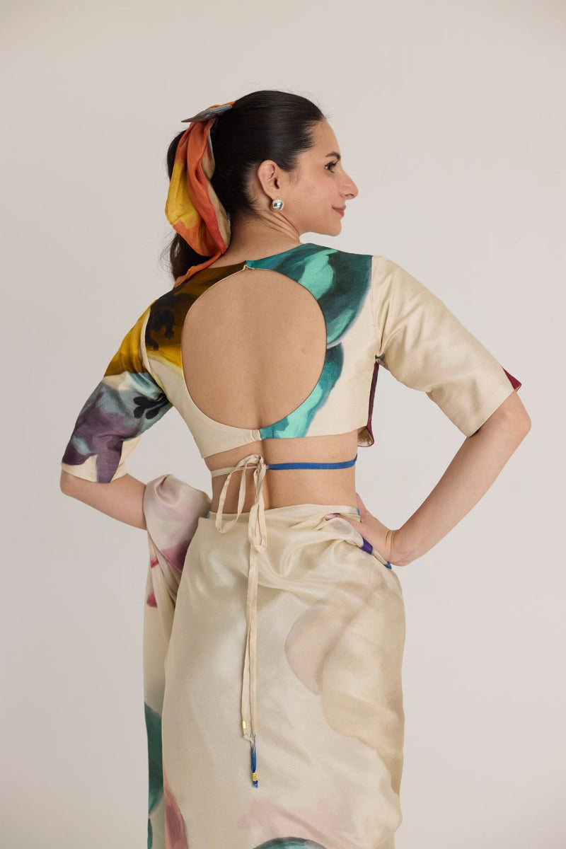 LILA BLOUSE silk by Yam in white color for women Worldwide