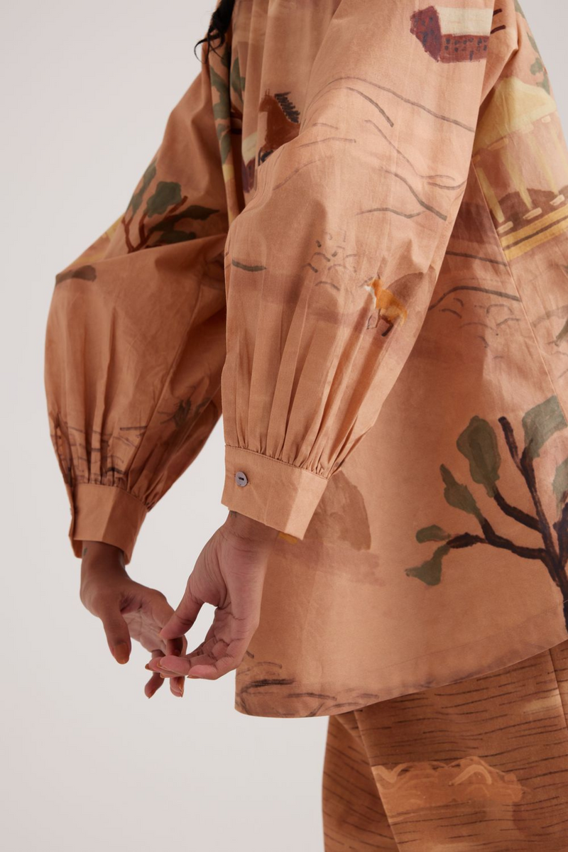 A-line Shirt-Derby satin by CORD for women Worldwide