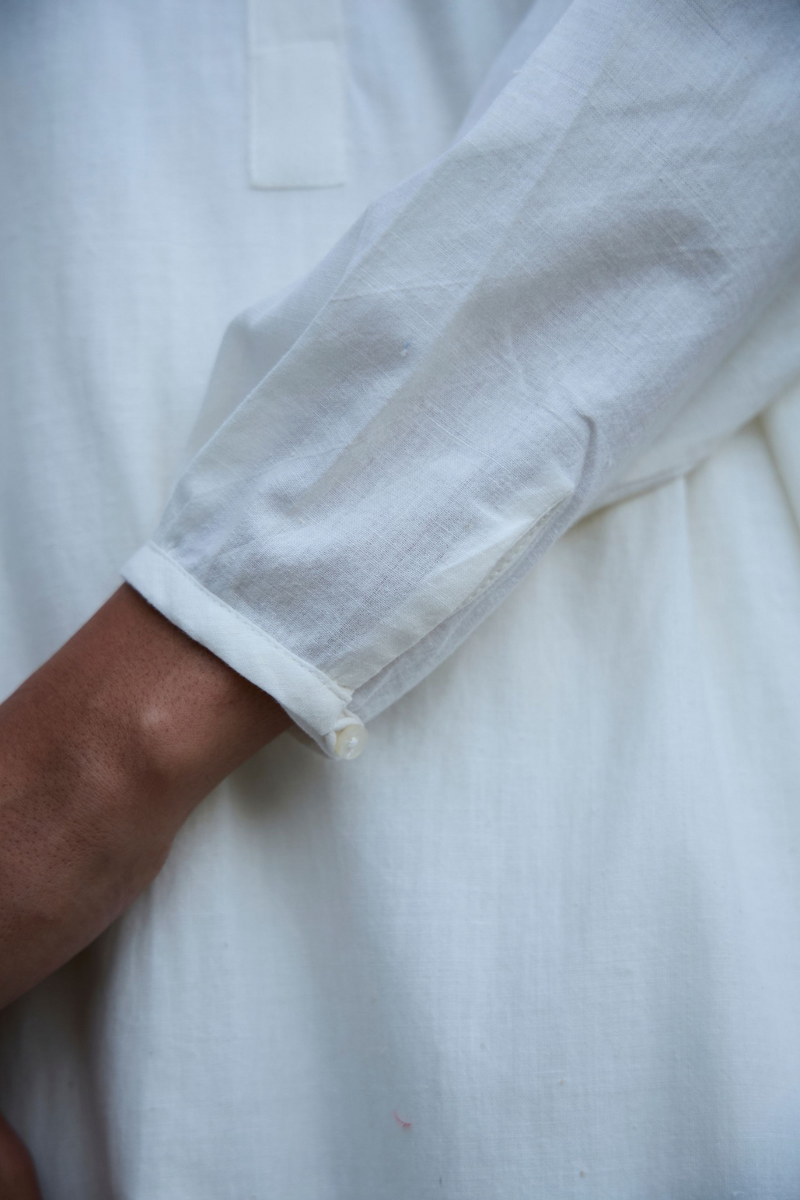 Woodstock Milk Set cotton by The Summer House in white color for women Worldwide