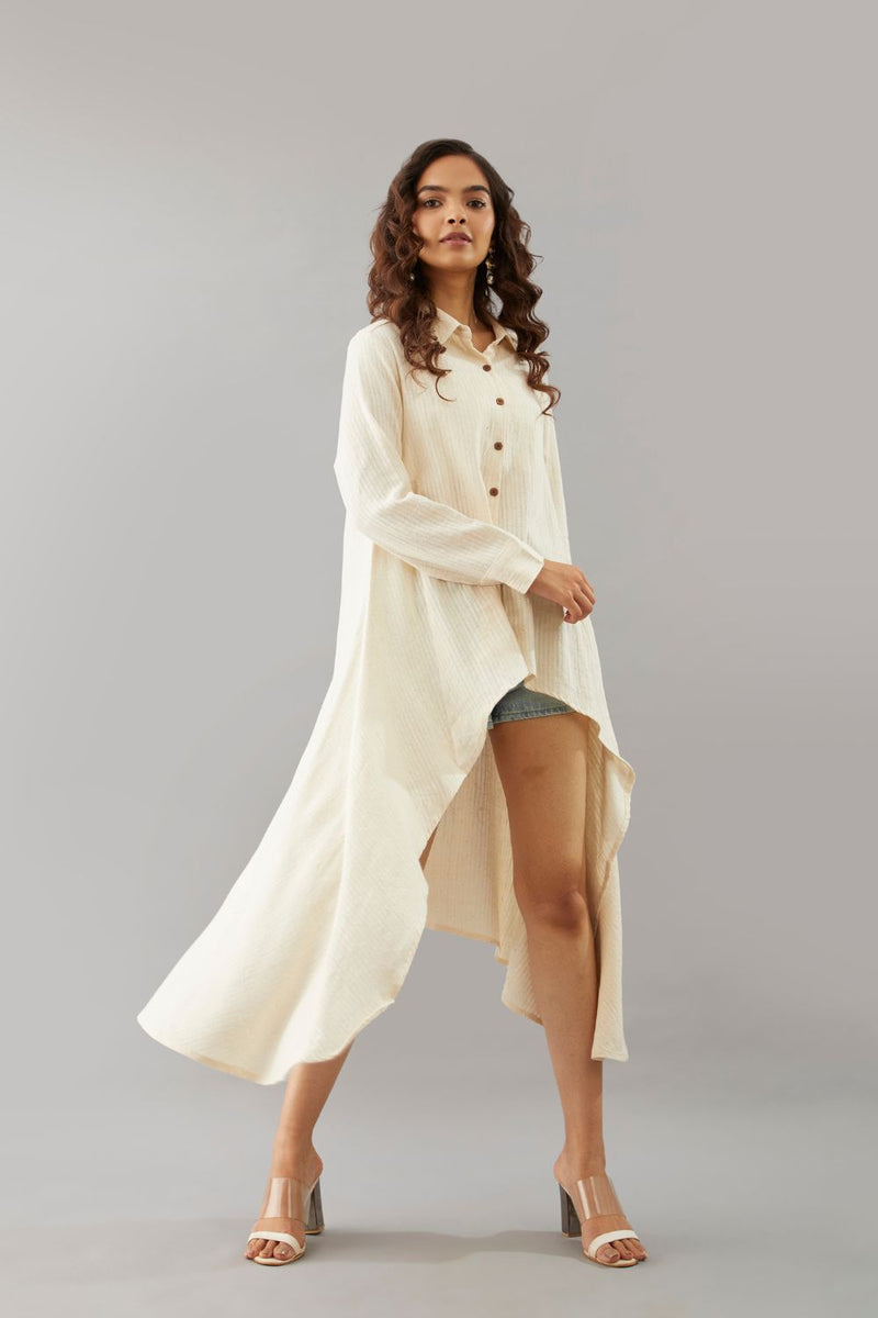 La Digue Cascading Dress cotton by Moborr for women Worldwide