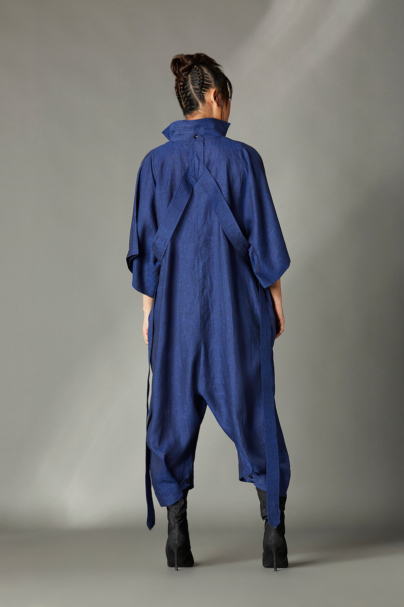 Peyton Jumpsuit by Chola in navy color for women Worldwide