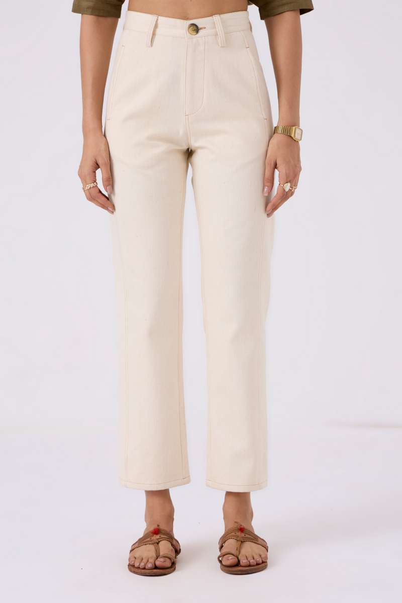 Diane High Rise Straight Fit Khadi Denim by The Summer House for women Worldwide