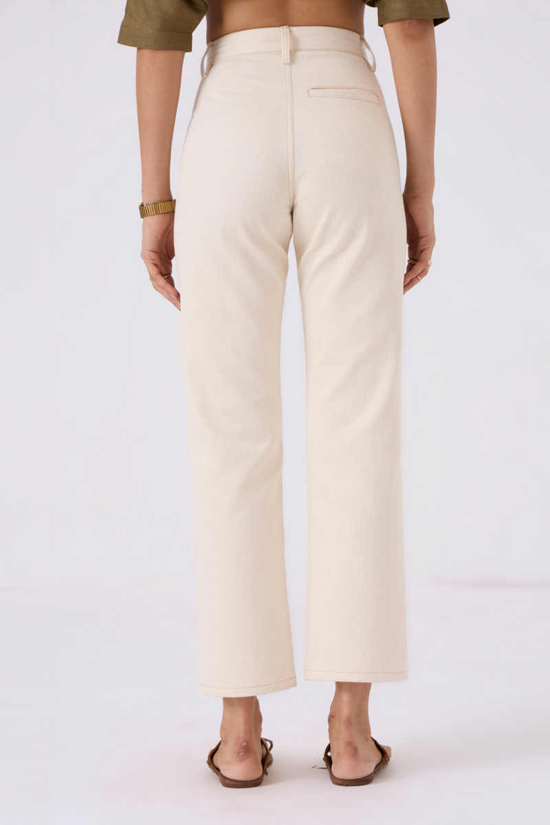 Diane High Rise Straight Fit Khadi Denim by The Summer House for women Worldwide