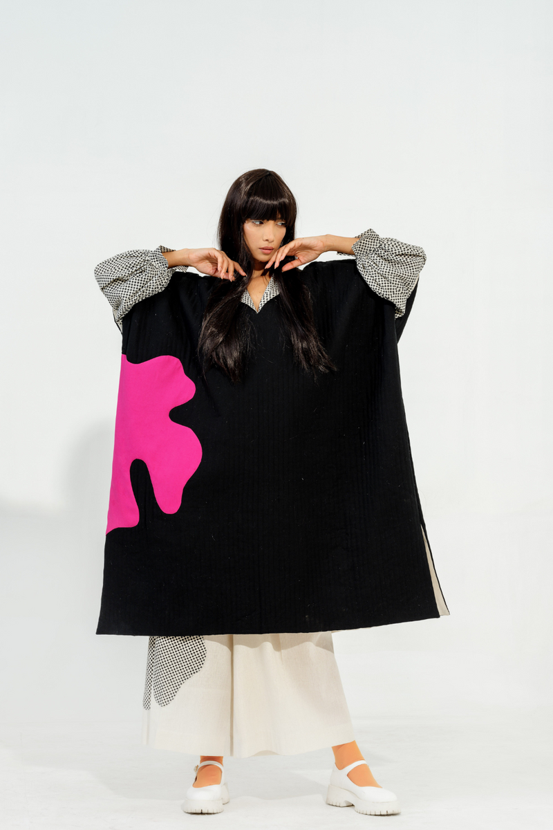 Bitter Orange Dress cotton matty dresses by Stoique in black, pink for women Worldwide