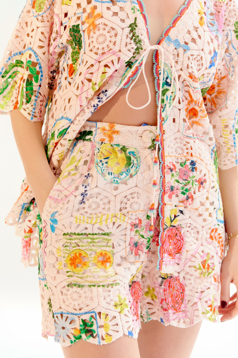 Deya Shorts - Postcard by NOIB for women Worldwide