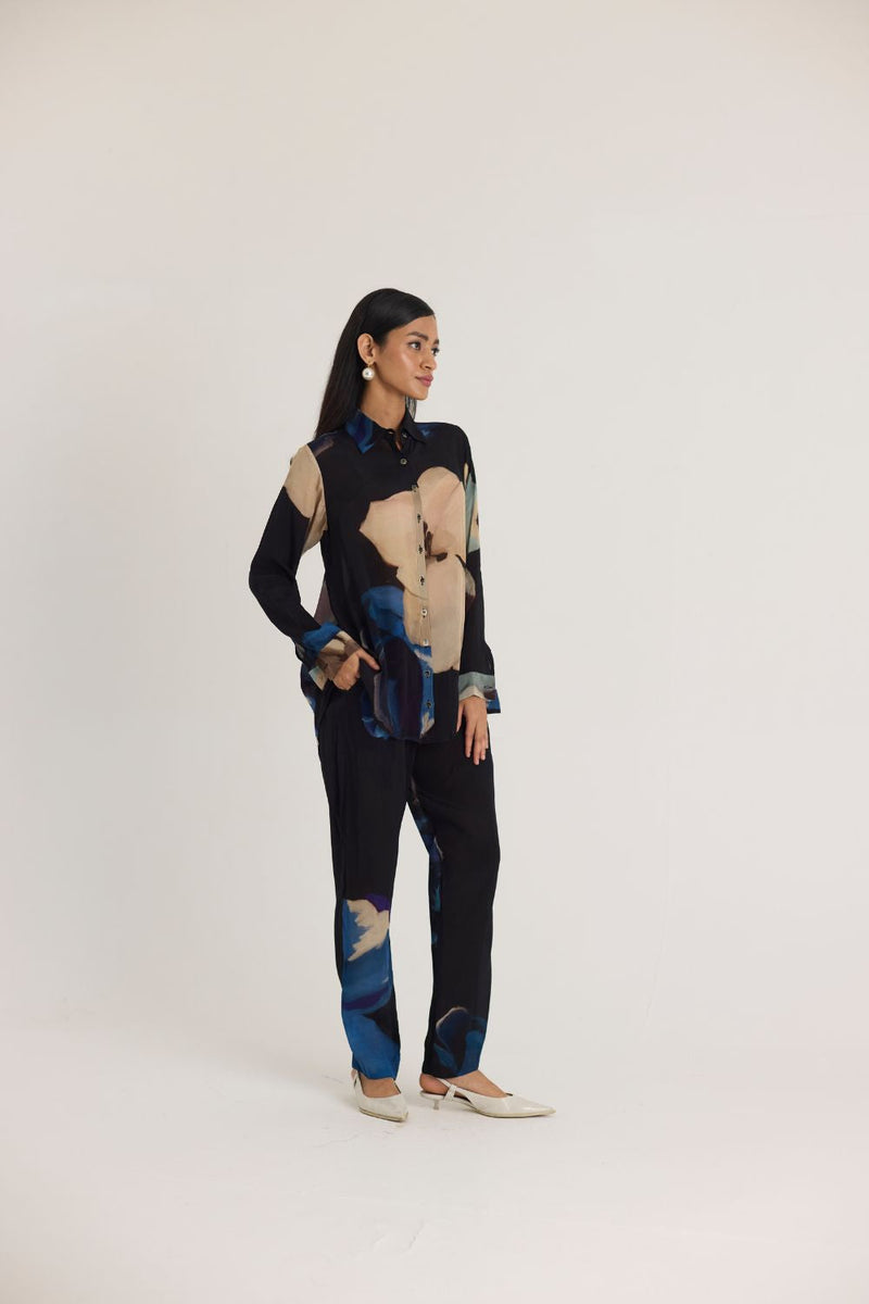 ROCCO CO-ORD SET by Yam in black color for women Worldwide