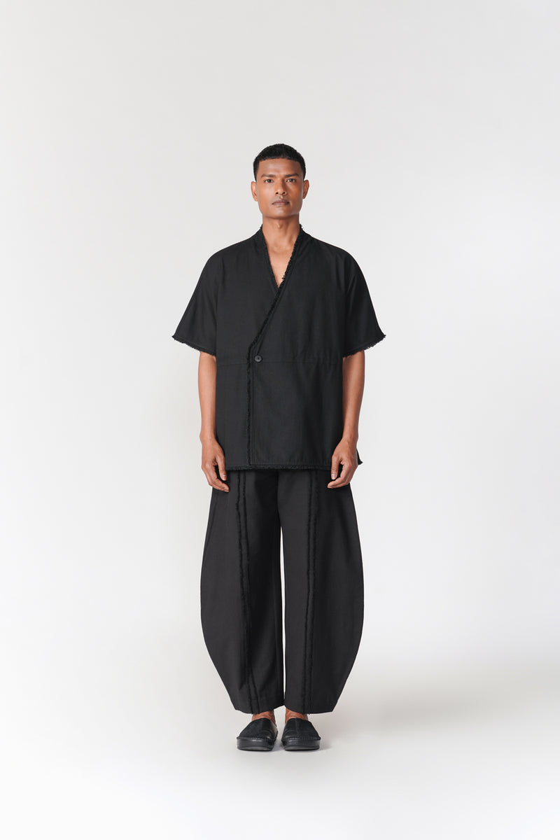 Kumo Set co-ord set by Turn Black in black for women Worldwide