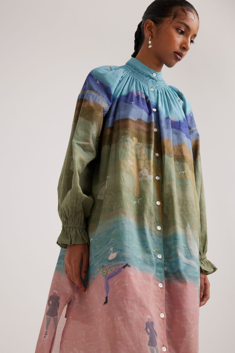 Chloe Dress-Skater cotton by CORD for women Worldwide
