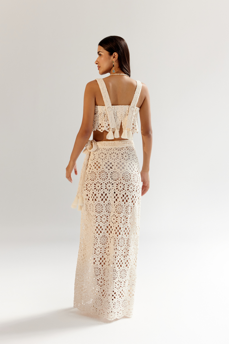 Magda Top - White by NOIB for women Worldwide