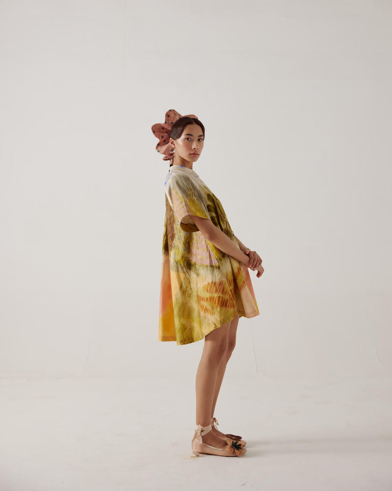 A-Line Dress-Dale cotton by CORD in multi for women Worldwide