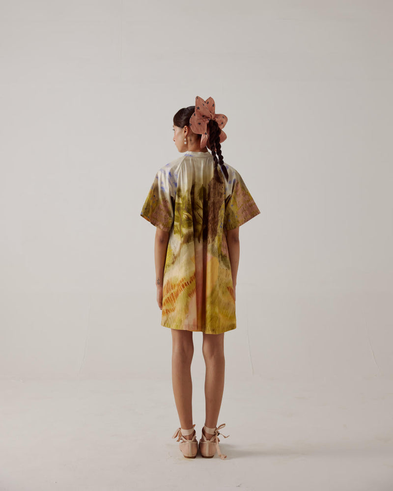 A-Line Dress-Dale cotton by CORD in multi for women Worldwide
