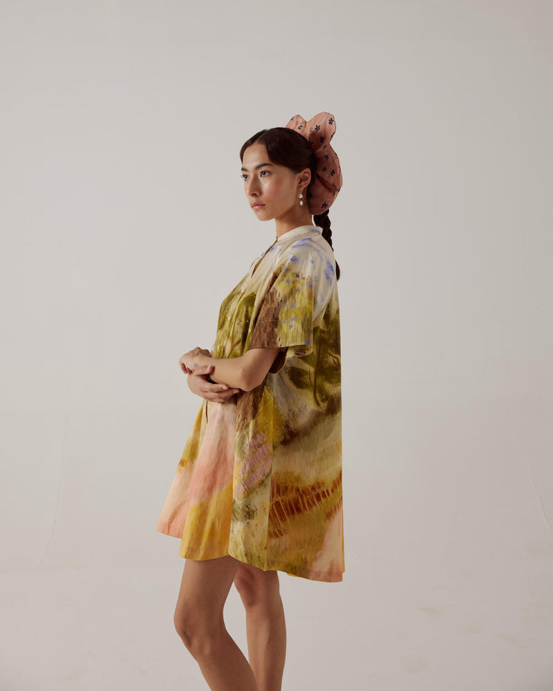 A-Line Dress-Dale cotton by CORD in multi for women Worldwide