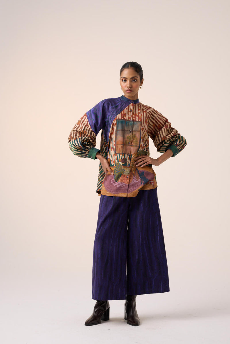 A-LINE SHIRT -HOME ALONE cotton by CORD for women Worldwide